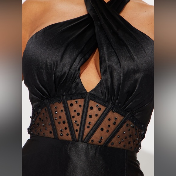 Fashion Nova - Mariam Satin Gown - Picture 3 of 5